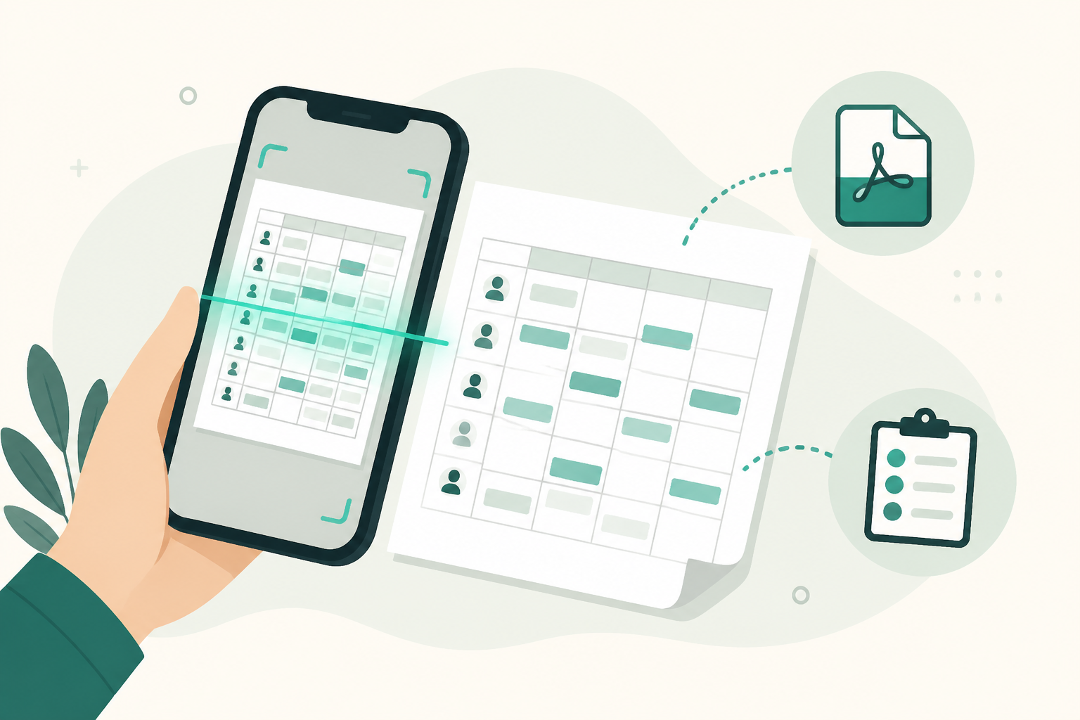 ShiftInbox Multi-Shift Sync importing a schedule screenshot with on-device OCR