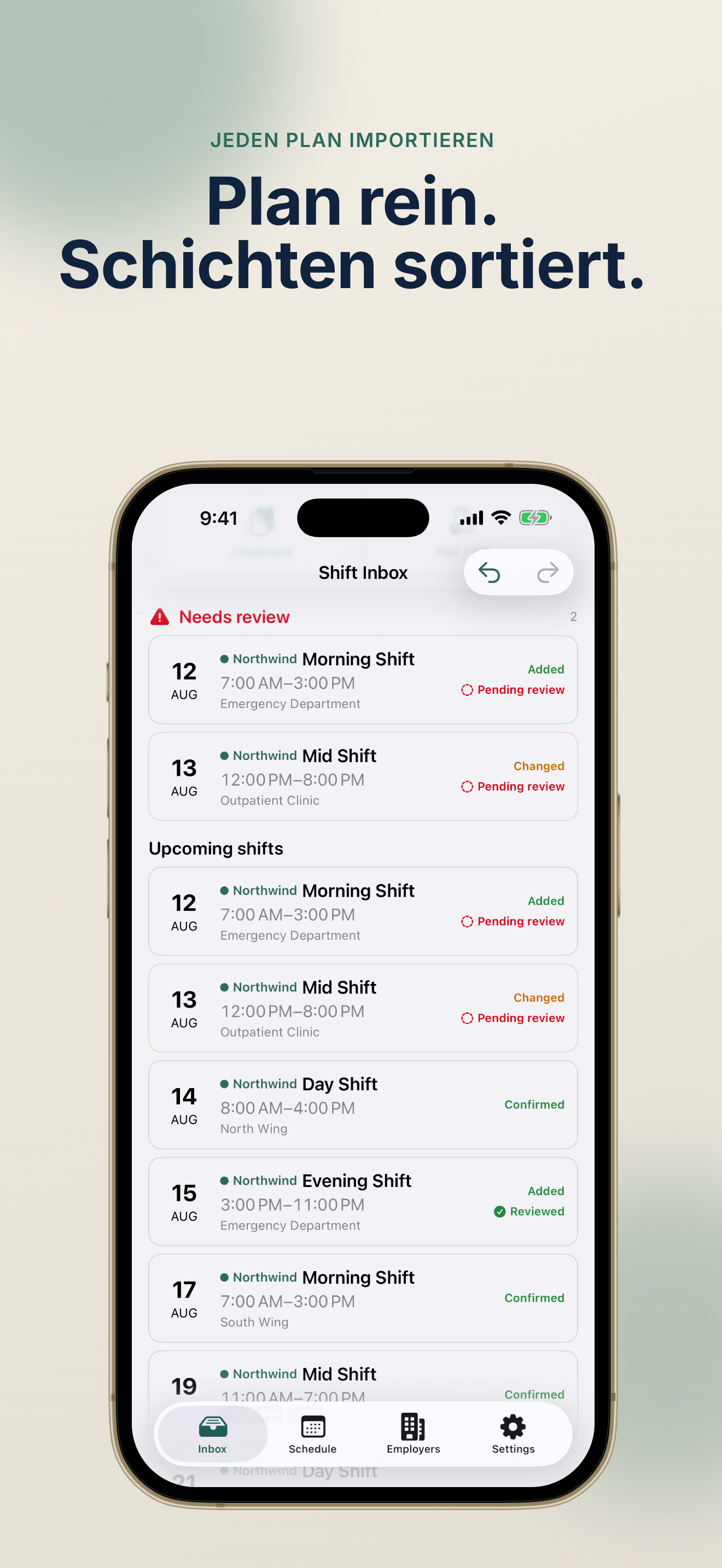 ShiftInbox: Schichtplan-Sync in Action – 1