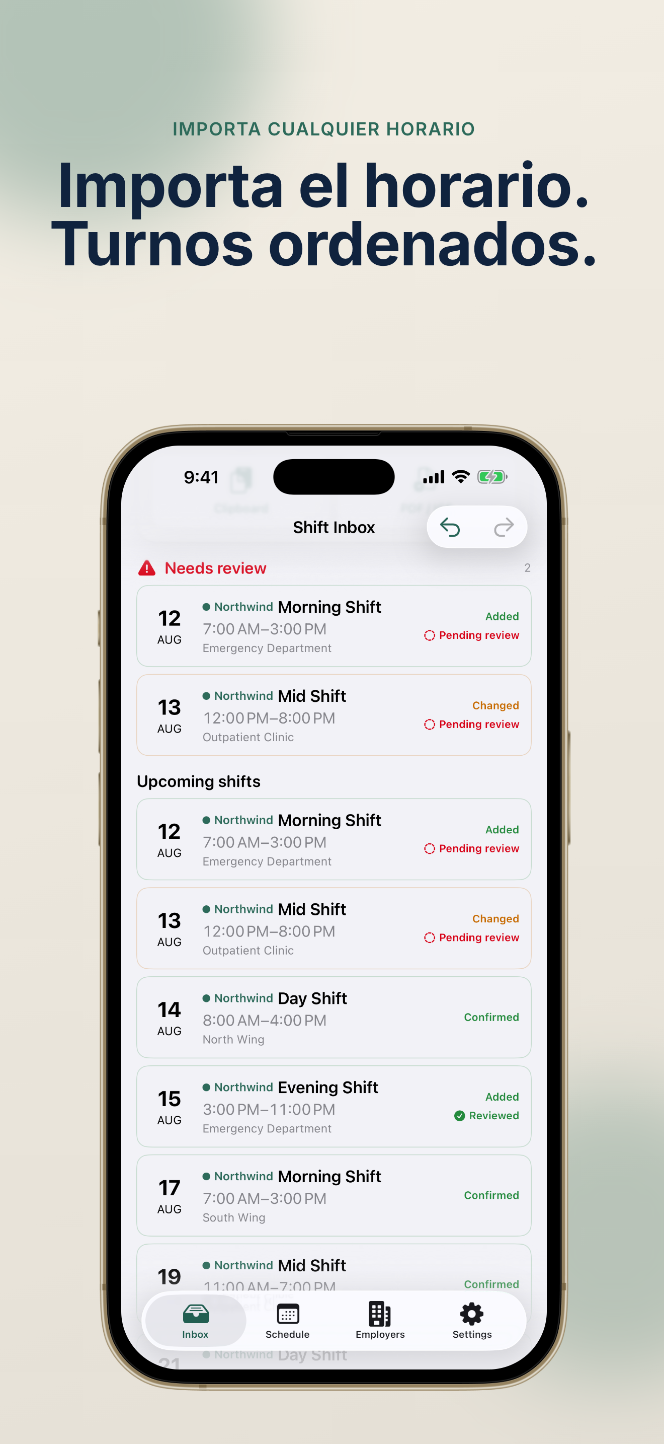 ShiftInbox: Sync de Turnos in Action – 1