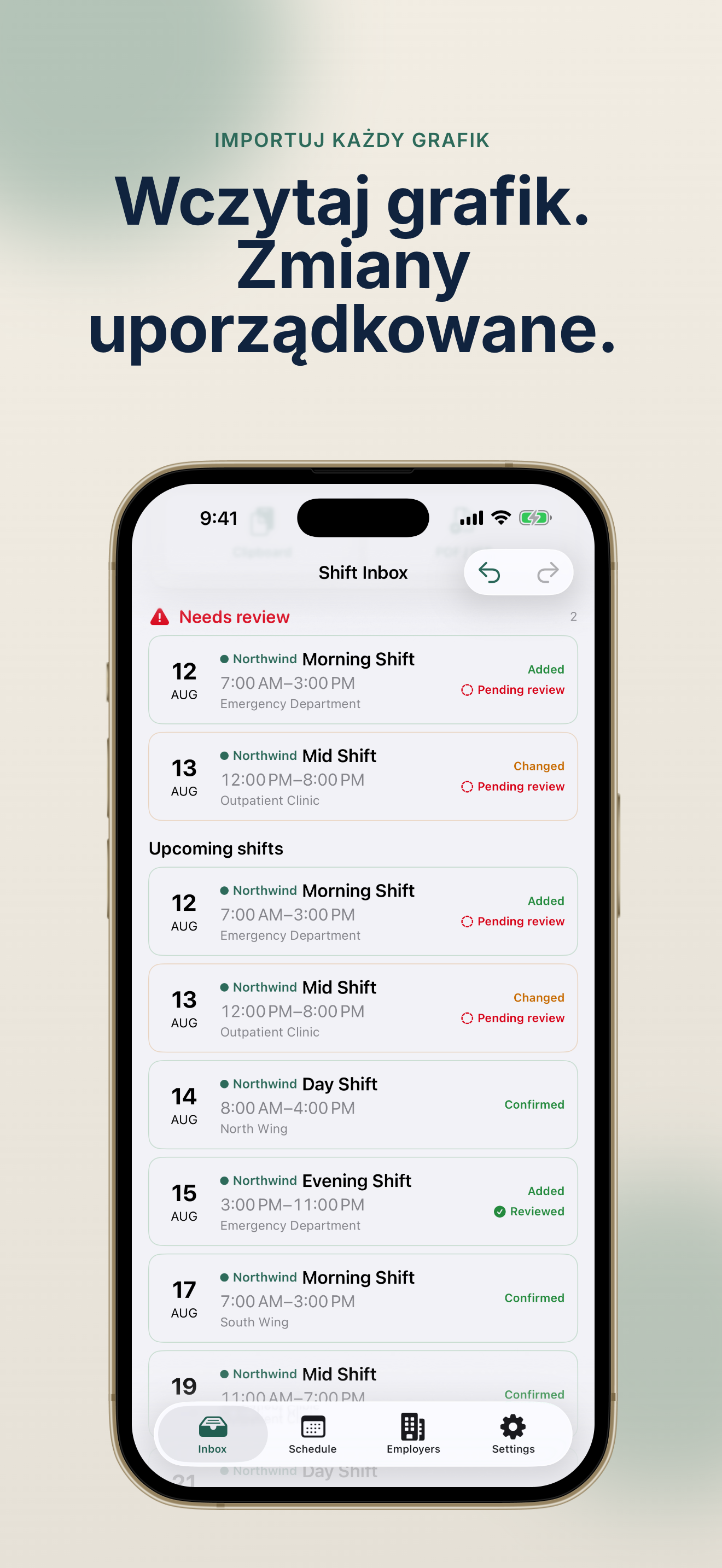 ShiftInbox: Sync Zmian in Action – 1